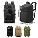 50L/35L/25L Tactical Backpack Men's Travel Large Capacity Rucksacks Men Waterproof Outdoor Sports Multi-functional Bags