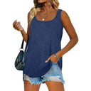 Elegant Dolphin Hem Tank Top Summer Fashion Upgrade for Women