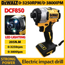 DEWALT DCF850 20V Impact Driver Brushless Motor Power Tools