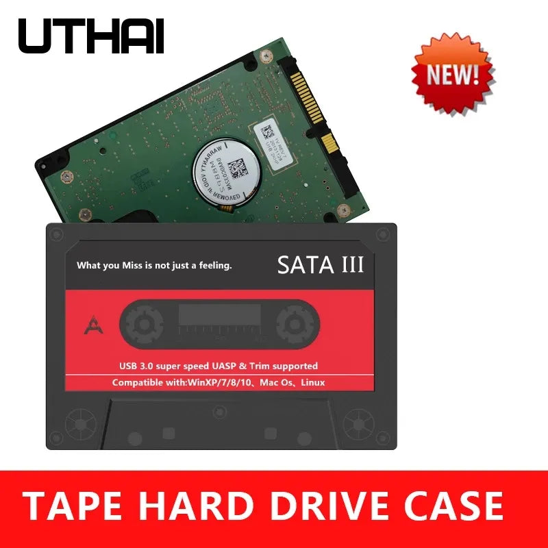 UTHAI External Hard Drive Enclosure: Fast USB 3.0 SSD Case  ourlum.com   
