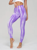 Aurora Gradient Seamless Butt Lift Yoga Leggings for Women  ourlum.com ck-Purple L 