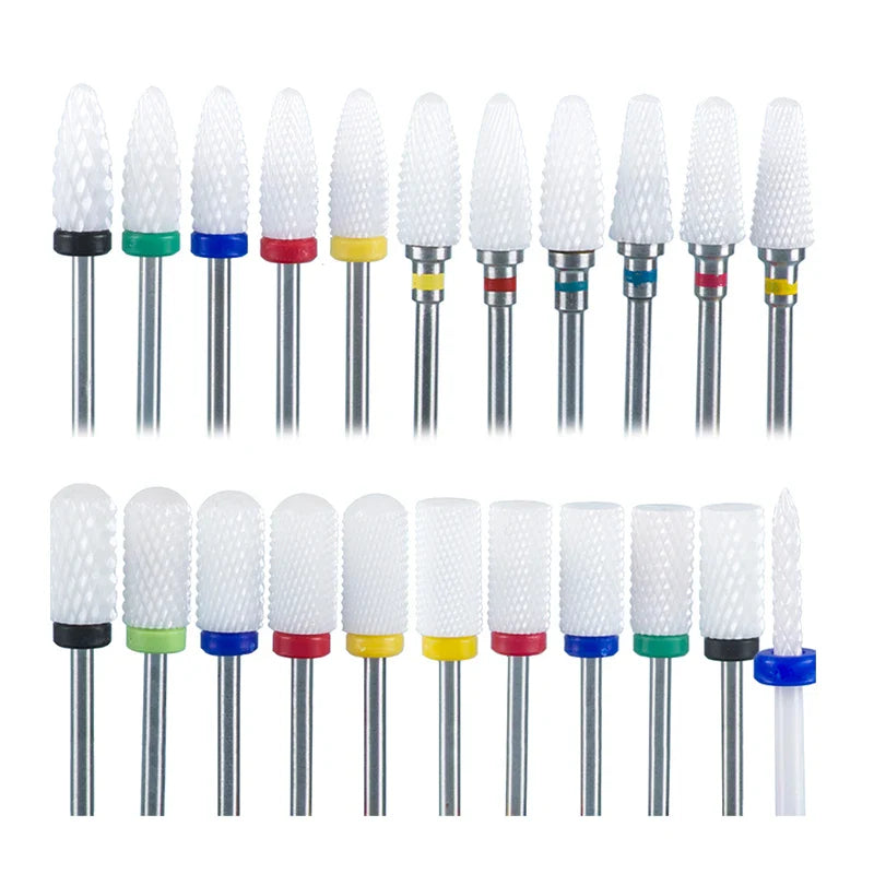 Milling Cutter For Manicure Electric Nail Drill Bits For Manicure Machine Mill Cutter for Removing Gel Nail Varnish Polish Files  ourlum.com   