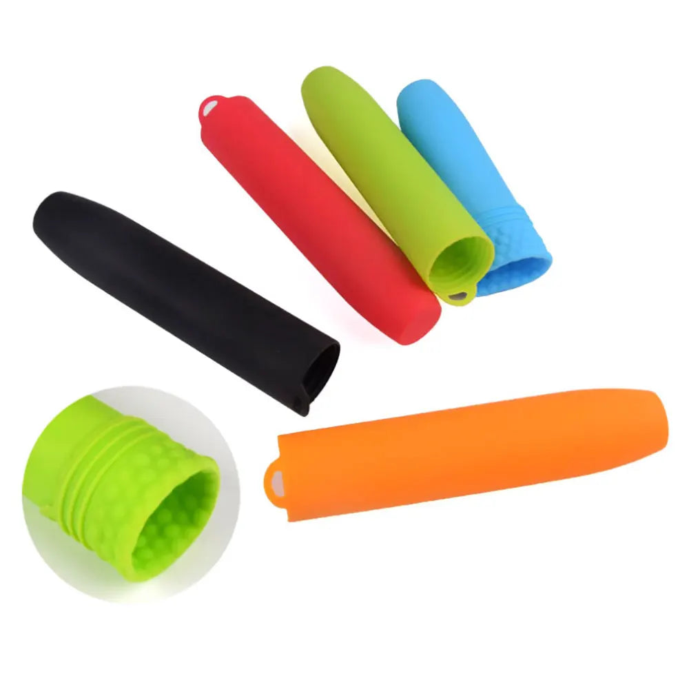 Silicone Pot Handle Sleeve - Heat-Resistant Kitchen Grip for Cookware, Eco-Friendly and Versatile Kitchen Tool