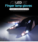 Night Light Waterproof Led Fishing Gloves Outdoor Tool