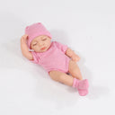 Silicone Reborn Dolls: Lifelike Baby Toys for Girls, Cute Mini Bebe Doll, Birthday Gift  ourlum.com point dark pink  