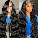 Luxurious Body Wave Brazilian Human Hair Lace Front Wig