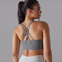 Women's High Stretch Yoga Bra Tank Top for Gym Workouts