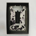 Badge Card Holder Carbon Fiber Wallet For Men Slim Design