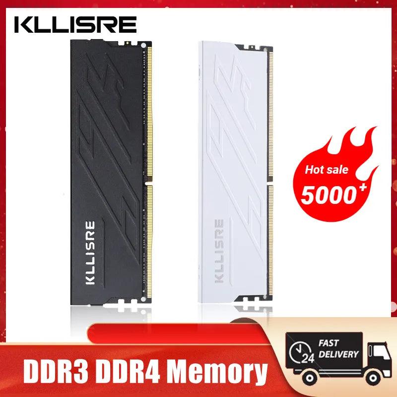 Kllisre Memory Ram: Upgrade Your Computer's Speed with DDR3 DDR4 Boost  ourlum.com DDR3 4GB 1600MHz X 2  