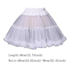 Fluffy Tutu Skirt: Chic Petticoat for Girls & Women