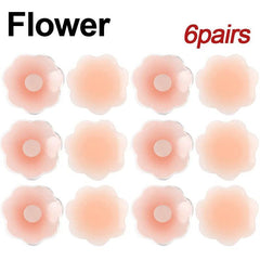 Traceless Silicone Nipple Covers: Eco-Friendly Breast Petals for Seamless Comfort