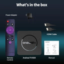 Android13 Google Voice Assistant YouTube Smart TV Box 4K