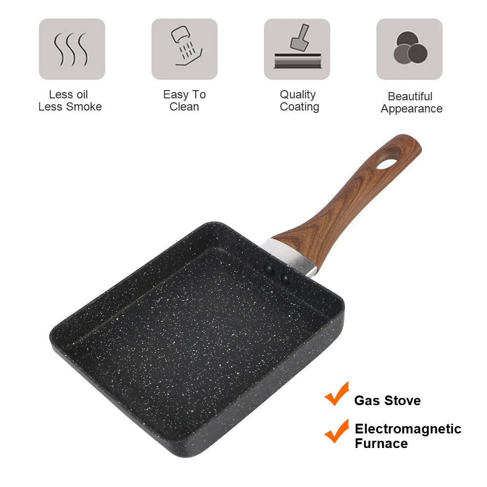 Non-Stick Mini Frying Pan for Eggs and Breakfast - Versatile Cookware for Gas and Induction Stoves