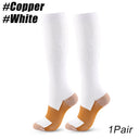 Knee-High Copper Compression Socks for Ultimate Support