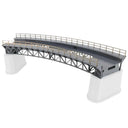 1:87 HO Scale Train Railway Scene Decoration Q4 R1 Curved Bridge