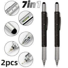 Ultimate 7-in-1 Stylus Pen for Tablets and Smartphones: Multi-Functional Touch Tool for Enhanced Productivity