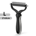 Pet Grooming Comb: Shedding Trimming Deshedding Brush Tool