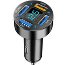 Ultimate Fast Charging Car Charger: Charge Multiple Devices On-The-Go  ourlum.com 4USB QC3.0 3x2.4A  