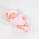 Silicone Reborn Dolls: Lifelike Baby Toys for Girls, Cute Mini Bebe Doll, Birthday Gift  ourlum.com point light pink  