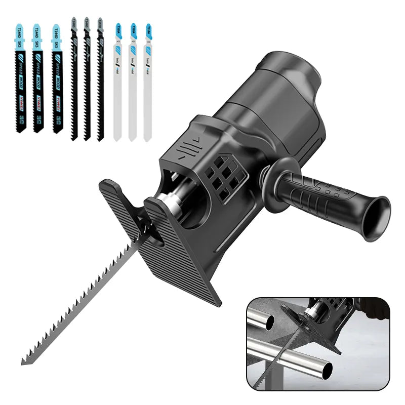 Portable Reciprocating Saw Adapter: Transform Electric Drill to Efficient Saw  ourlum.com   