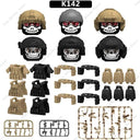 Military Special Forces Building Blocks: Combat Set & Accessories  ourlum.com DEEP BLUE  