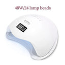 LED UV Nail Lamp: Fast Motion-Sensing Gel Dryer Compact