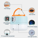 Solar LED Camping Lantern Remote Control Waterproof Light