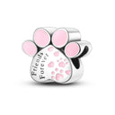 Dog Pet Charms 925 Silver Paw French Bulldog Beads Jewelry