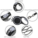 Adjustable Retractable Dog Leash for Small and Large Dogs - 3m, 5m, 8m Lengths - Up to 50kg - Durable Nylon Rope  ourlum.com   