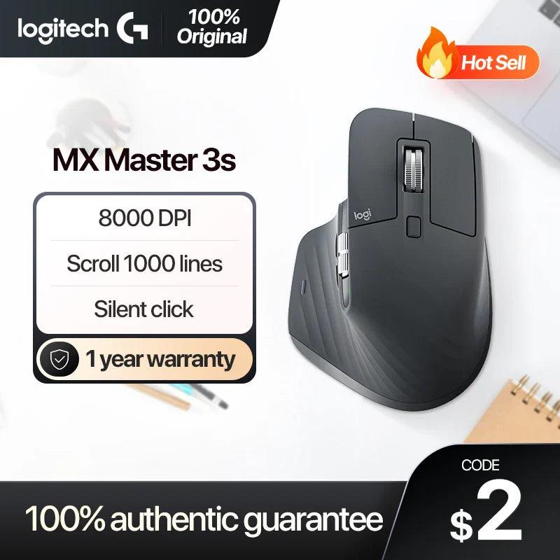 Logitech MX Master 3S: Advanced Wireless Office Mouse with Customizable Features  ourlum.com   