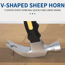 Versatile Compact Ramshorn Hammer 160 mm Portable Hand Tool