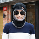 Winter Hat Skullies Beanies For Men Women Wool Scarf Caps