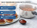 ZPot 4.2 Quart Stainless Steel Pressure Cooker Fast Cooking