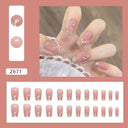 Chic Holiday Pink French Press-On Nails Set 24 Designs