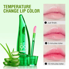 Aloe Infusion Color-Changing Lip Treatment: Nourishing Moisture & Long-Lasting Color