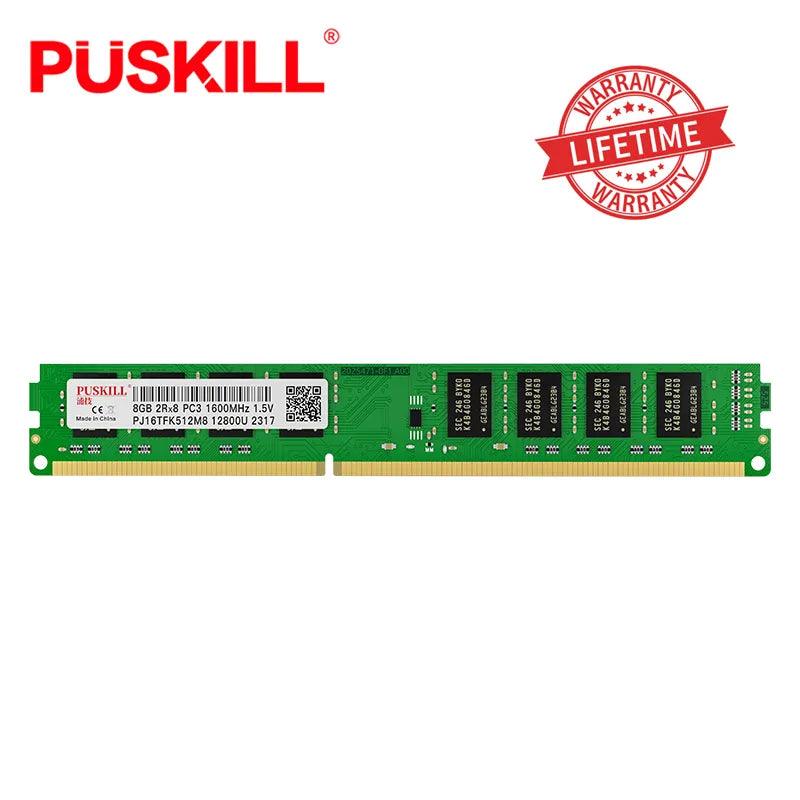 PUSKILL DDR3 Desktop Memory: Boost PC Speed with High Performance RAM  ourlum.com DDR3 4GB 1333  