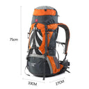 70L Waterproof Naturehike Mountaineering Backpack for Men and Women