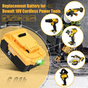 For Dewalt Screwdriver 20V 6.0Ah/9.0Ah DCB200 Battery Lithium Ion