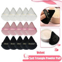 Velvet Triangle Makeup Sponge Set for Flawless Application