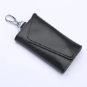 New Genuine Leather Keychain Men Key Holder Organizer Pouch