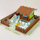 City Farm Animals Building Blocks Hen House Toys for Kids Boys Girls Gift  ourlum.com 6 chicken coop  