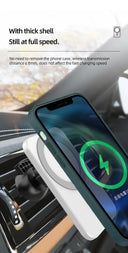 Magnetic Car Wireless Charger Universal for iPhone 15 14 13 Pro Max