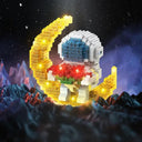 Space Astronaut Building Blocks Set with Light - Creative DIY Toys  ourlum.com W2202(with light)  