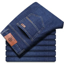 New Men Classic Jeans Jean Homme Soft Black Denim Pants