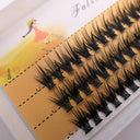 20D/30D Mink Eyelashes 1 Box /60 Bundles Natural eyelashes extension 3D Russia Individual Eyelash Cluster Makeup Tools Eye black  ourlum.com   