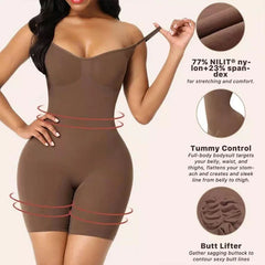 Seamless 2PCS Bodysuit Compression Shapewear for Women - Butt Lifter & Support