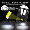 Y6D H4 LED Projector Headlight: Illuminate Your Drive with Precision Beam  ourlum.com   