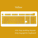 Enhanced Gaming Pudding Keycaps Dual-Color Backlit Set