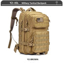 Tactical Backpack 3 Day Assault Pack Molle 38/45L Waterproof