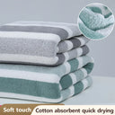 Striped Pattern Towel Set Soft Hand Towel Bath Towel